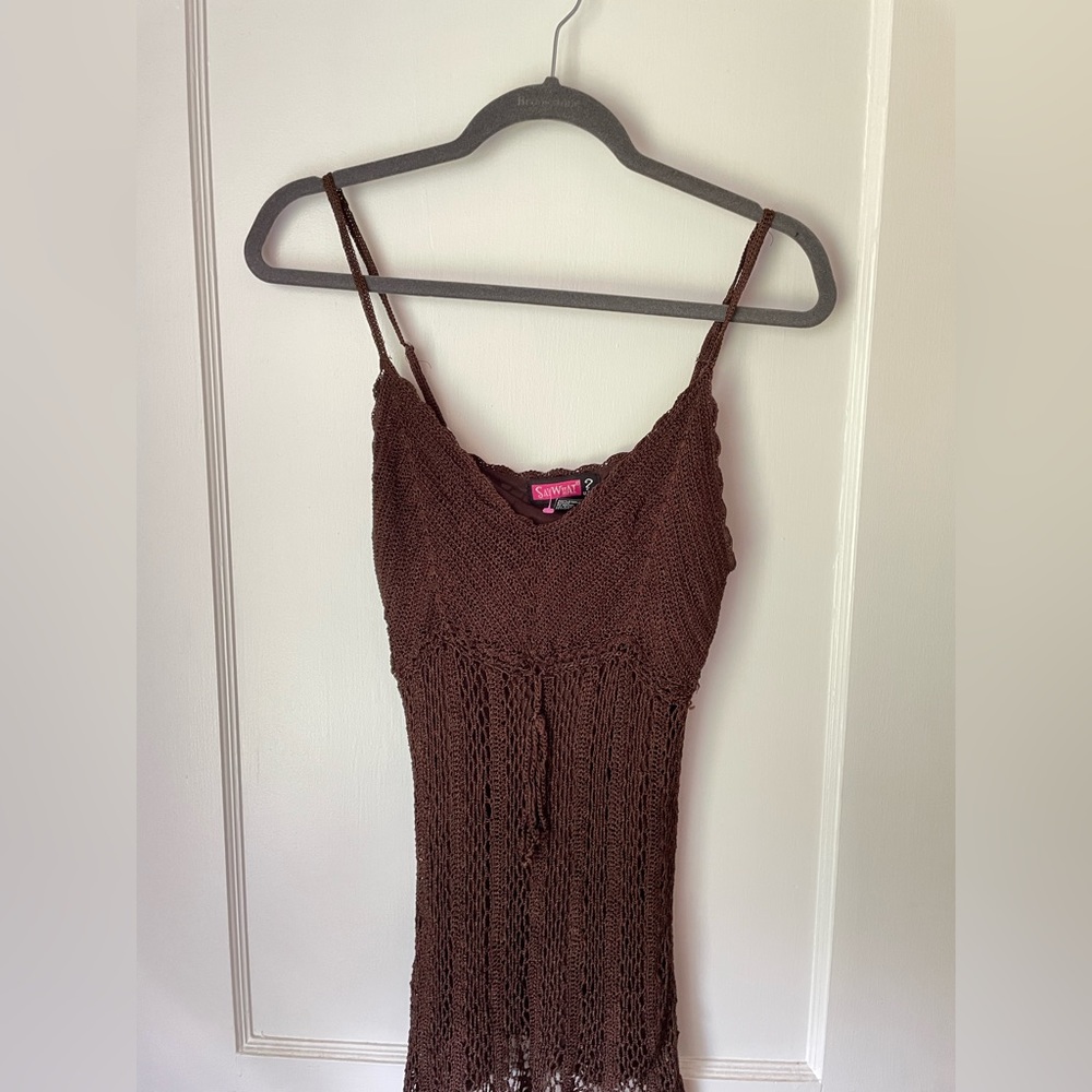 Y2K Vintage Crochet Top